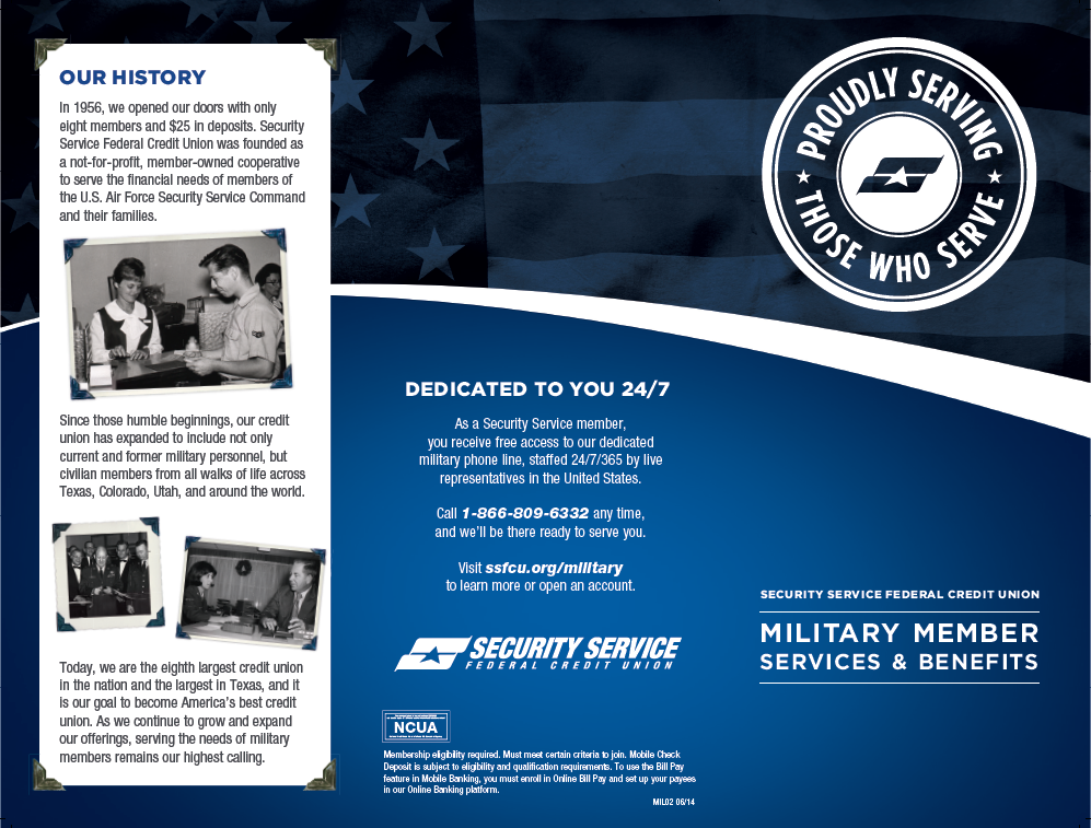 Security Service military brochure side 1